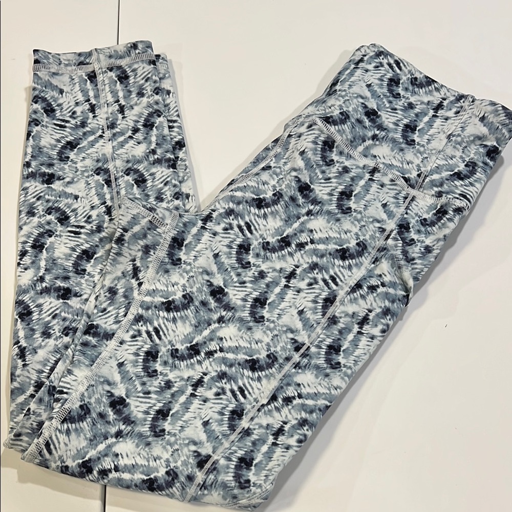 ZYIA Blue and White Active Leggings‎ - 4